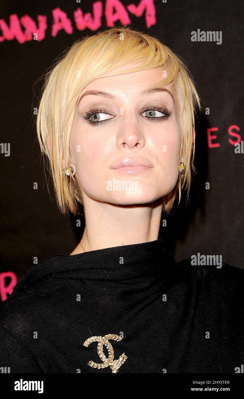 Ashlee Simpson during the screening of 'Runaway' in Los Angeles, California Stock Photo
