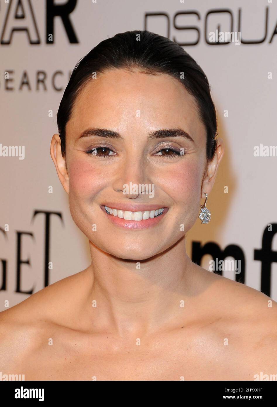 Mia Maestro at the amfAR Inspiration Gala Celebrating Men's Style with