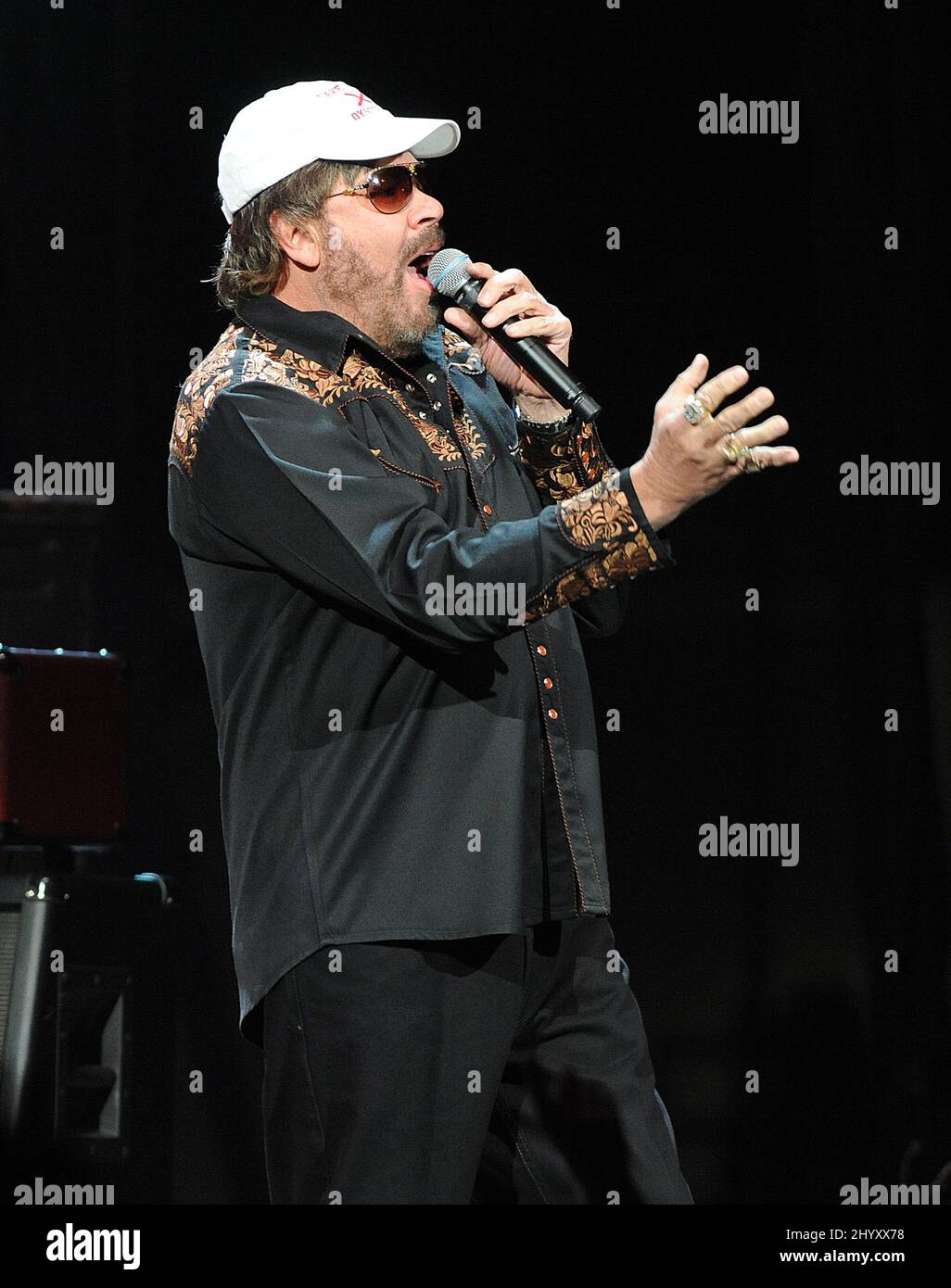 Hank Williams, Jr. in concert during the Rowdy Friends 2010 Tour, at