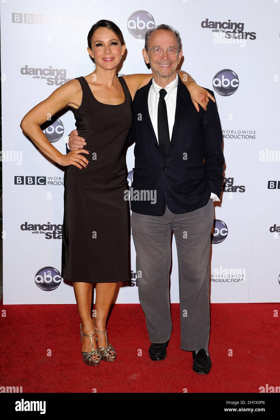Jennifer Grey and her father at the 'Dancing With The Stars' 200th