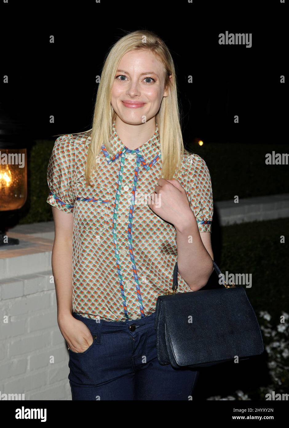 Gillian Jacobs at the Decades Denim Launch Party, held at a private Residence, Beverly Hills. Stock Photo