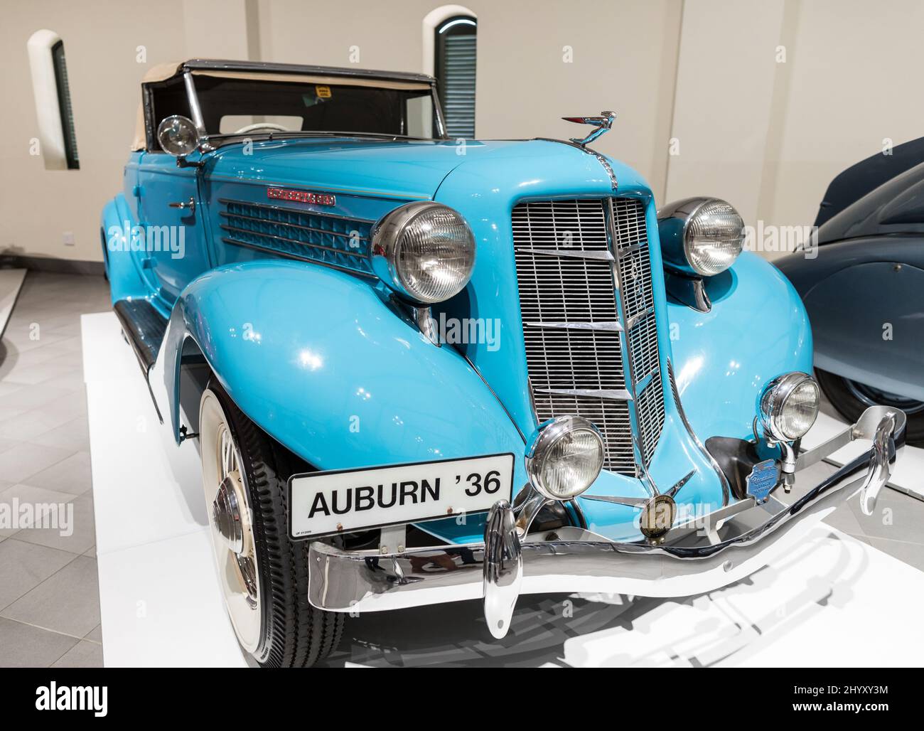 An Auburn 852 Speedster 1936 at The Franschhoek Motor Museum South Africa Stock Photo