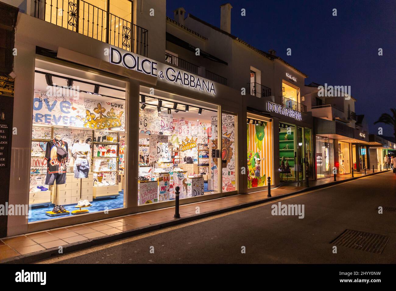 Puerto Banus with Shops & Restaurants Editorial Photo - Image of downtown,  road: 44837716