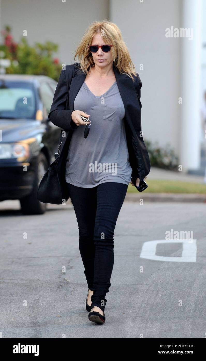 Rosanna Arquette sighting, West Hollywood, California. Stock Photo