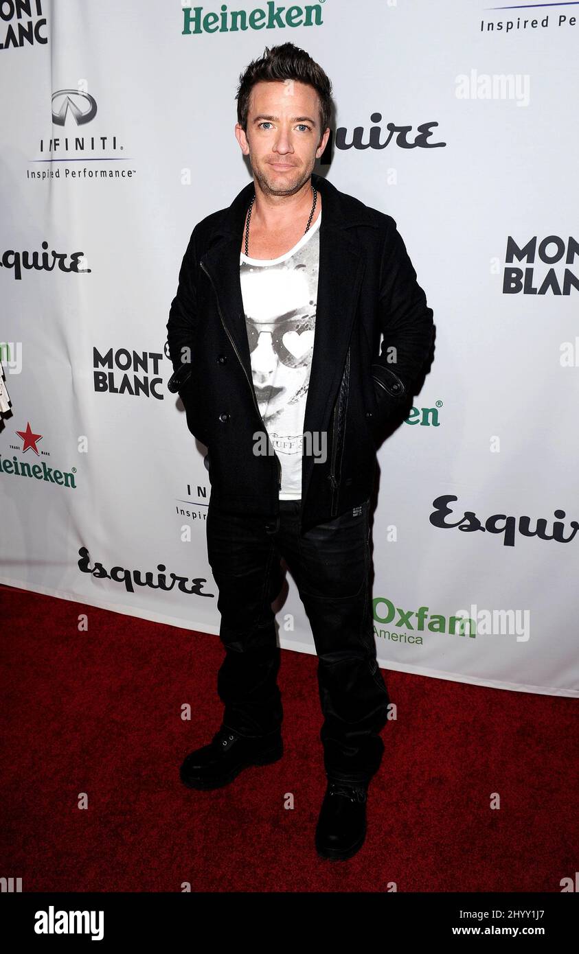David Faustino at 'The Oxfam Party' hosted by Esquire House held in Los Angeles, USA. Stock Photo