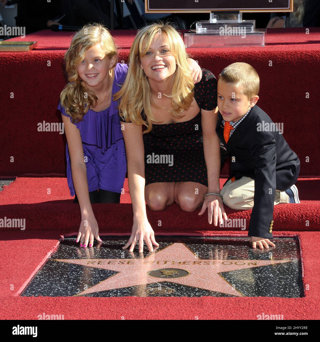 Reese Witherspoon, Ava Phillippe and Deacon Phillippe at an event to