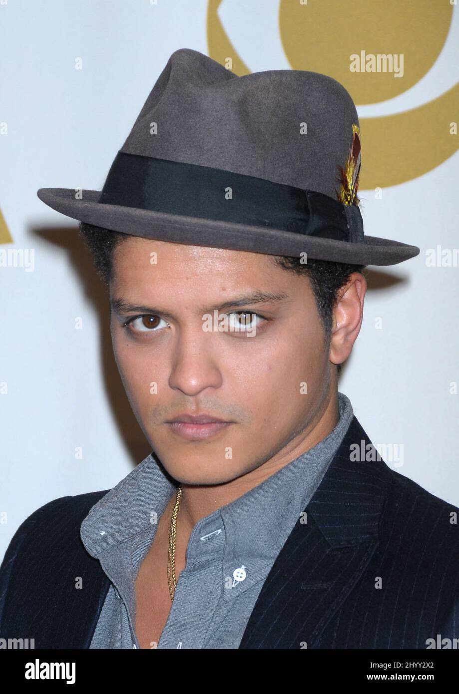 Bruno Mars at the GRAMMY Nominations Concert Live!! held at Club Nokia