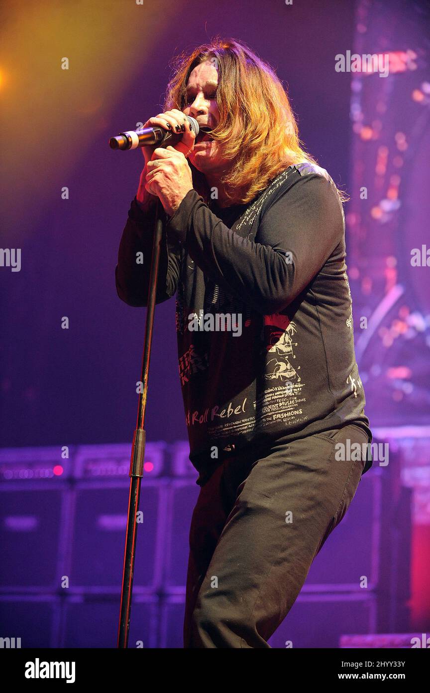 Ozzy Osbourne performs live in concert at Madison Square Gardens in New