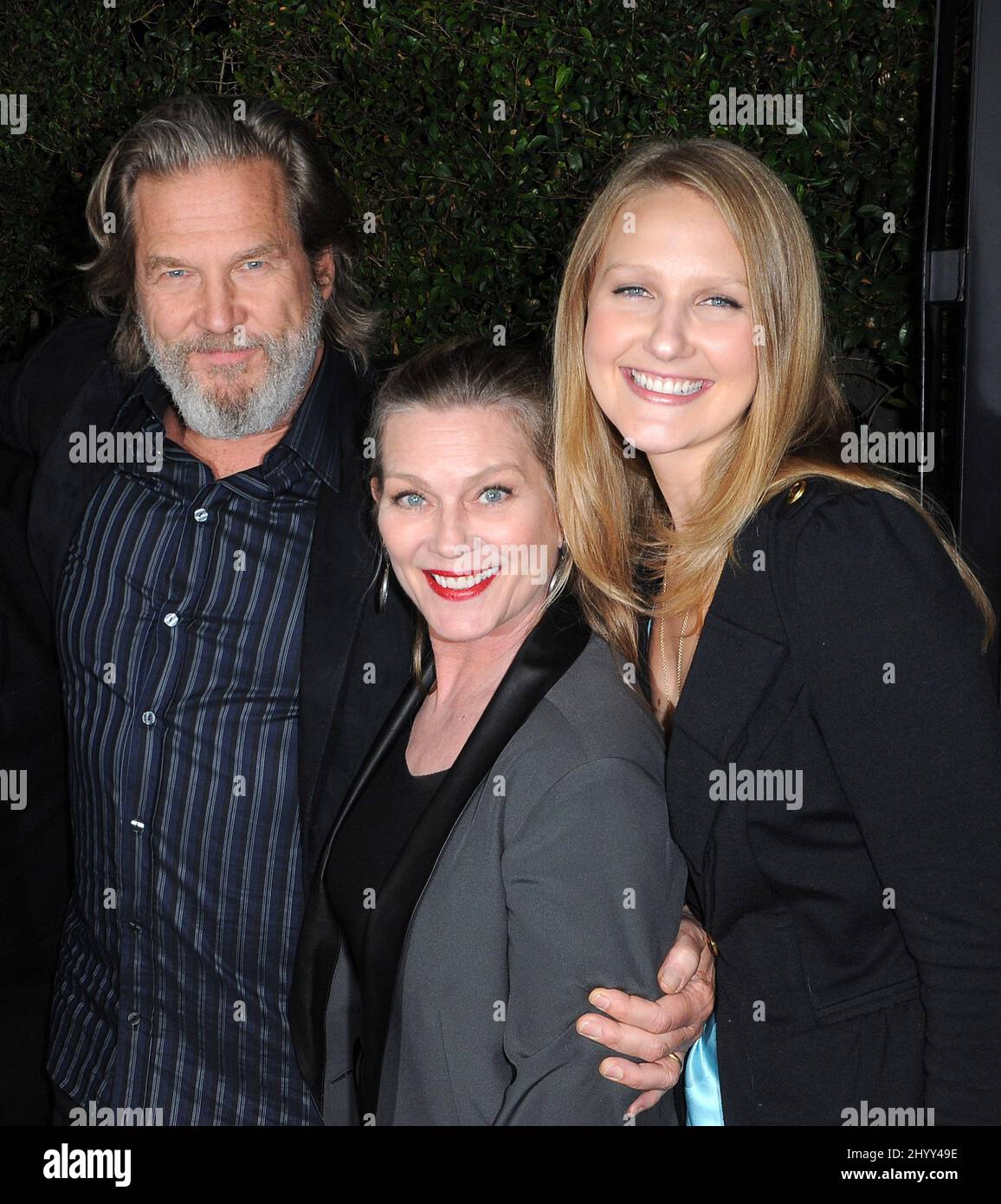 Jeff bridges wife susan daughter hi-res stock photography and images - Alamy