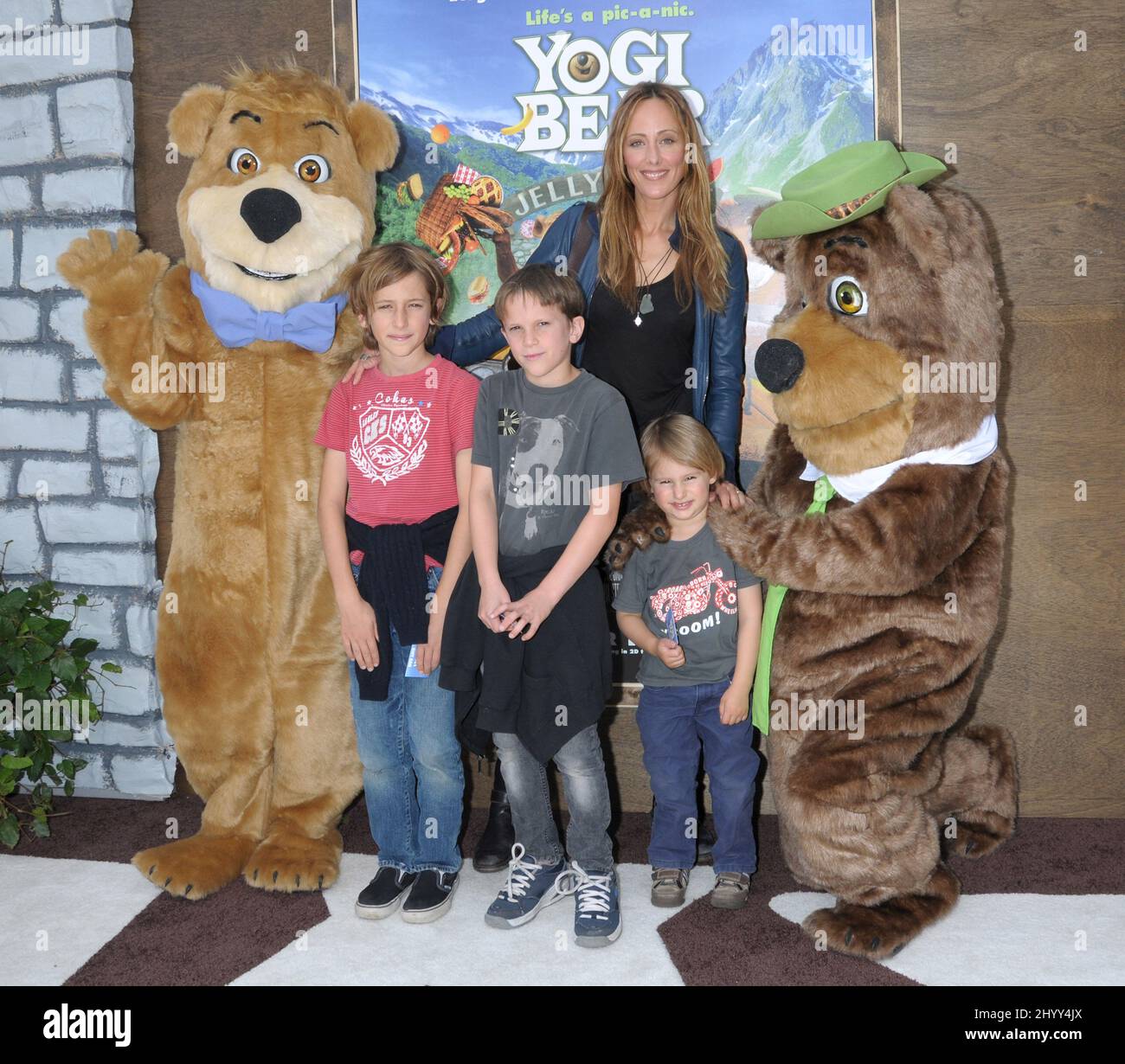 Kim Raver at the 'Yogi Bear' premiere held at the Mann Village Theatre ...