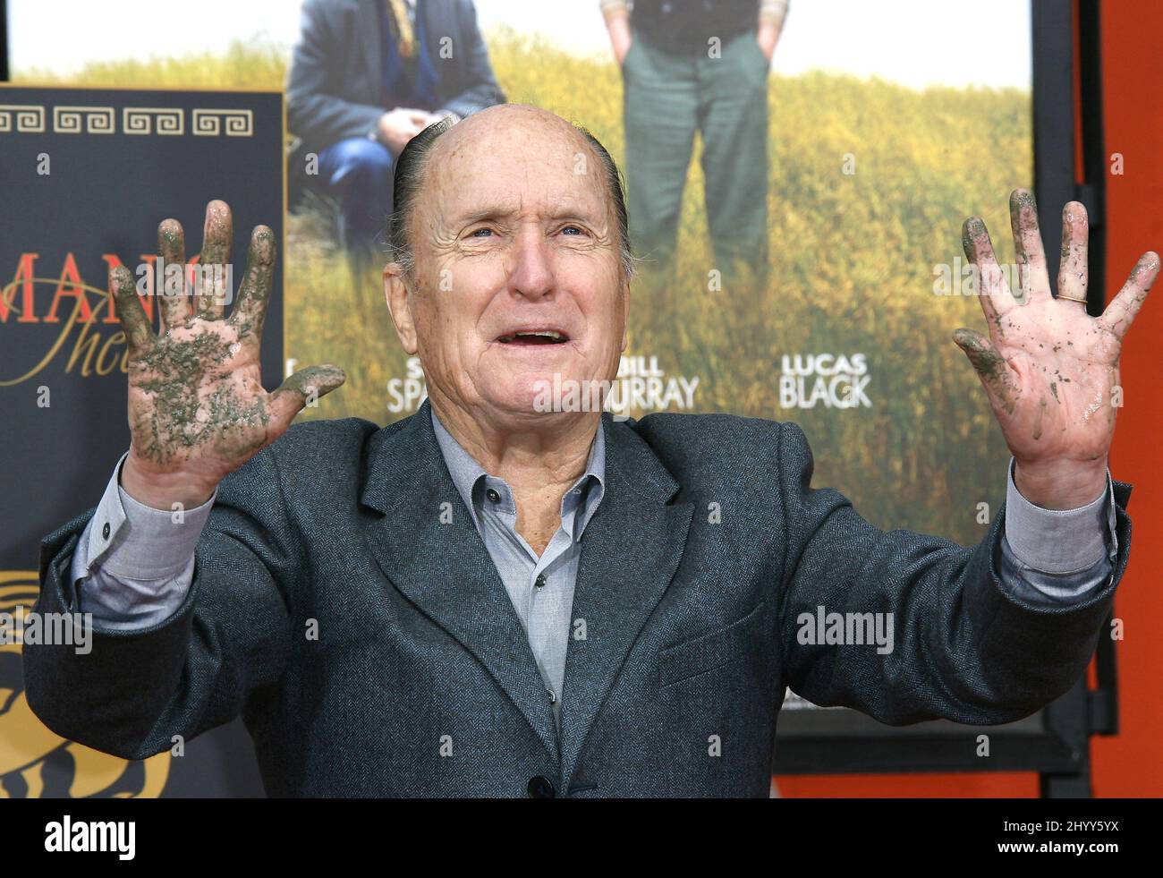Robert Duvall during Robert Duvall's Hand and Footprint Ceremony at