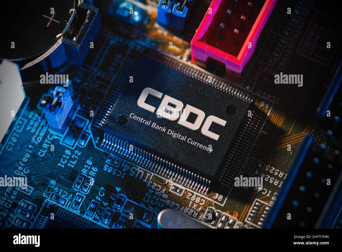 CBDC central bank digital currency technology. New generation of