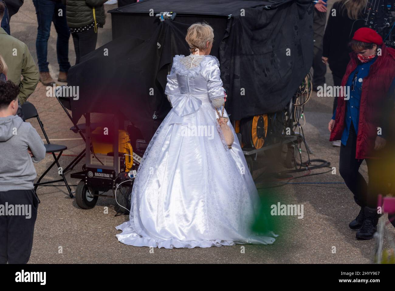 Slater Park Christmas 2022 Southend On Sea, Essex, Uk. 15Th Mar, 2022. Filming For The Bbc Tv Soap  Eastenders Has Been Taking Place In The Adventure Island Theme Park On  Southend's Seafront. The Character Jean Slater,
