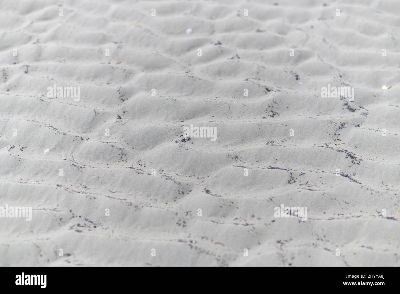 The  sandy beach of the island of Juist on a beautiful day Stock Photo