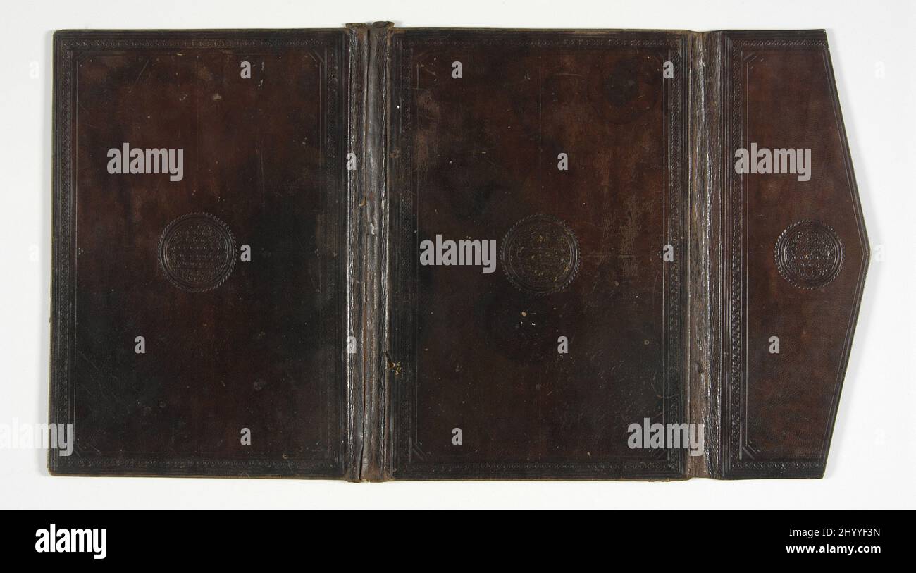 Bookbinding. Syria or Egypt, 14th century. Manuscripts; covers. Leather, blindtooling and gold