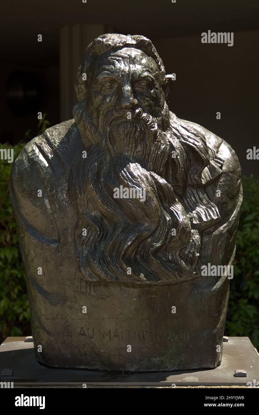 Bust of Rodin. Émile-Antoine Bourdelle (France, 1861-1929). France, 1909-1910. Sculpture. Bronze Stock Photo