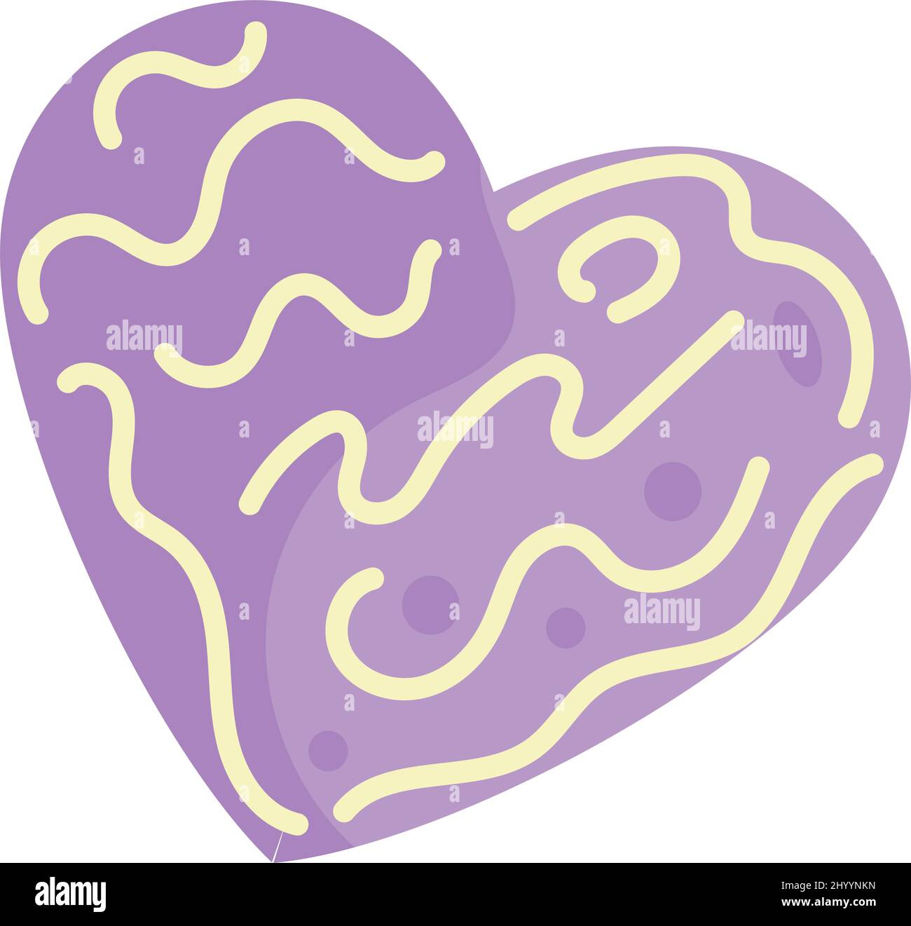 Isolated colored heart shape symbol Vector Stock Vector Image & Art - Alamy