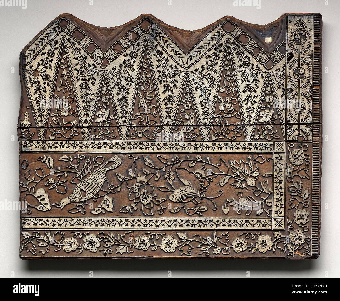 Printing Block. Indonesia, Eastern Java, Gresik, 19th century. Tools ...
