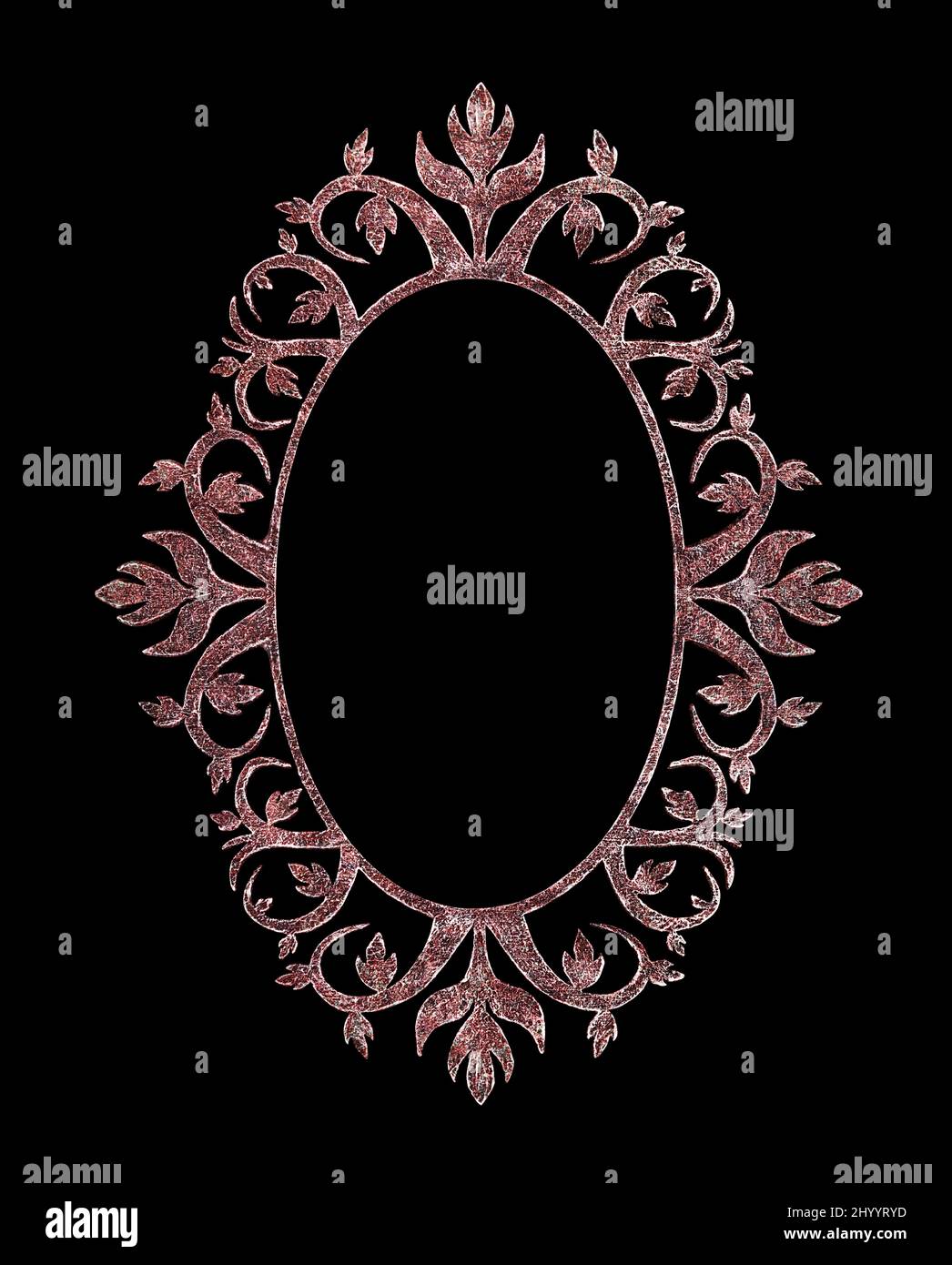 Ornate circular decorative border hi-res stock photography and images ...