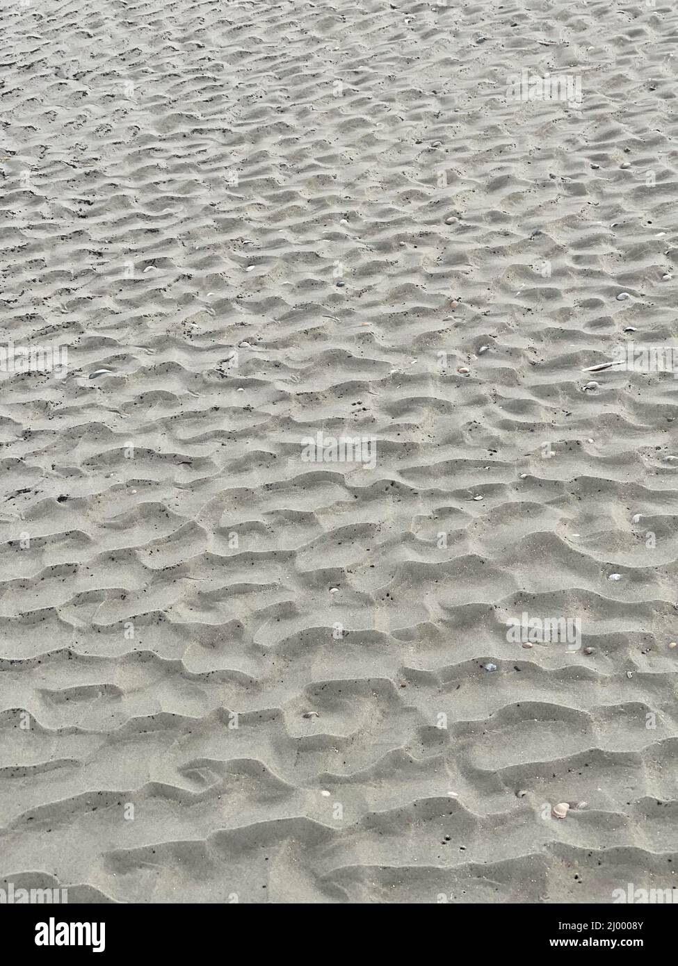 The  sandy beach of the island of Juist on a beautiful day Stock Photo