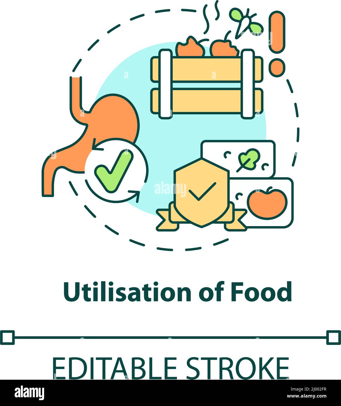 Food utilisation Stock Vector Images Alamy