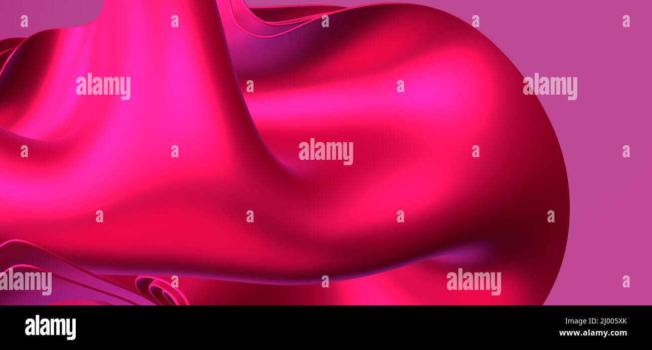 Pink Render Effect Digital render of a pink wave design on a pink background Stock Photo ...