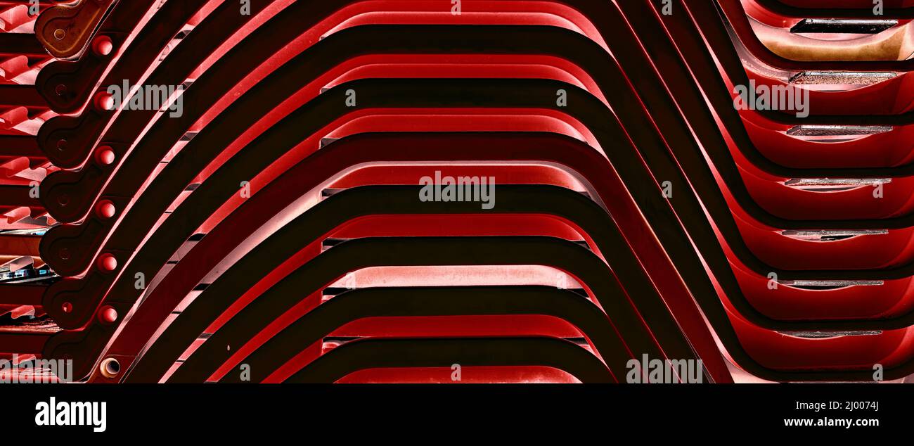 Abstract red background with wavy lines Stock Photo - Alamy