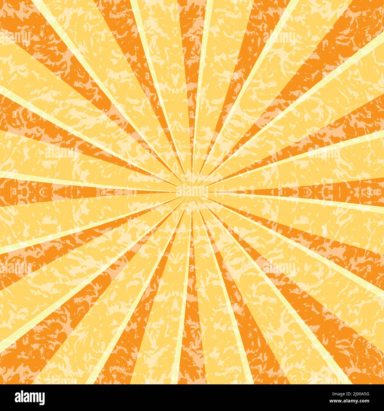Abstract retro background with sun ray. Summer vector illustration for ...