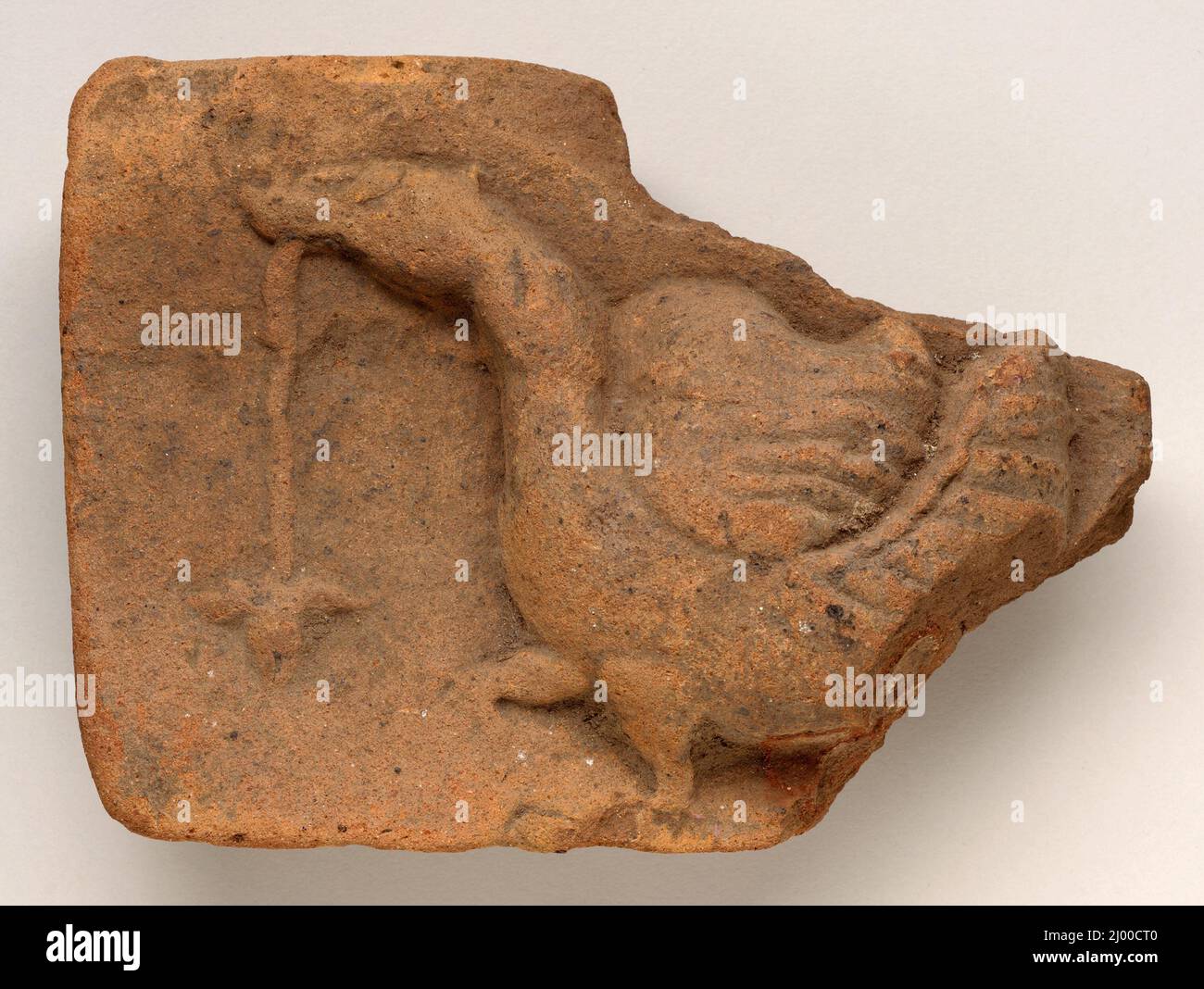 Hamsa Tile. Sri Lanka, Panduvasnuvara, 12th century. Architecture