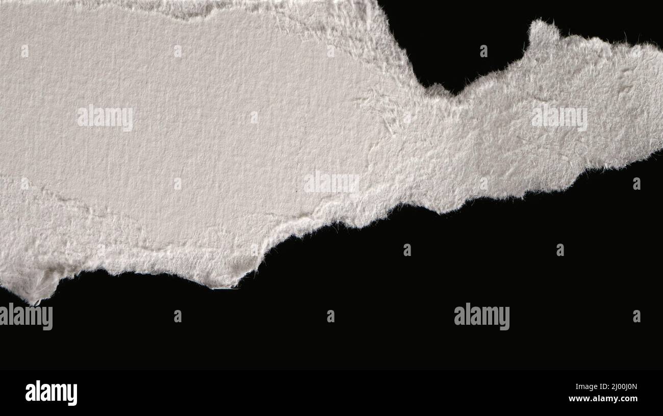 Ripped sheet, watercolor sheet with grain. Usable for graphic projects ...