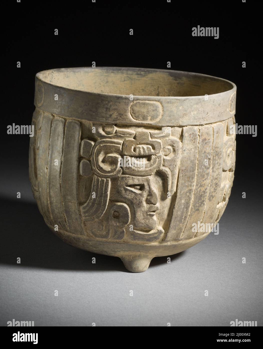 Carved Bowl. Mexico, Oaxaca, Zapotec, Zapotec, 300 BCE200 CE. Ceramics
