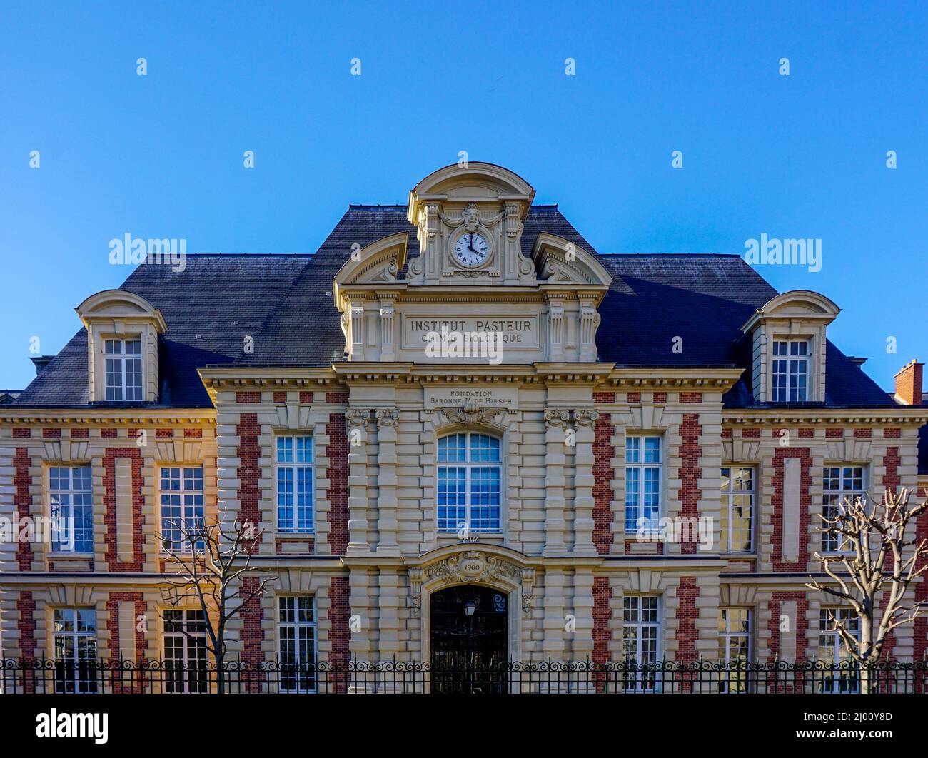 The Pasteur institute in Paris (France) Stock Photo