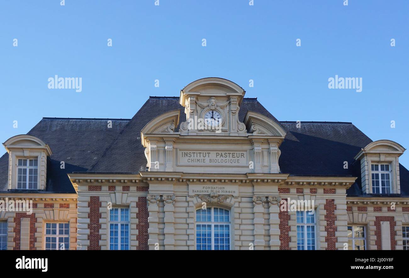 The Pasteur institute in Paris (France) Stock Photo