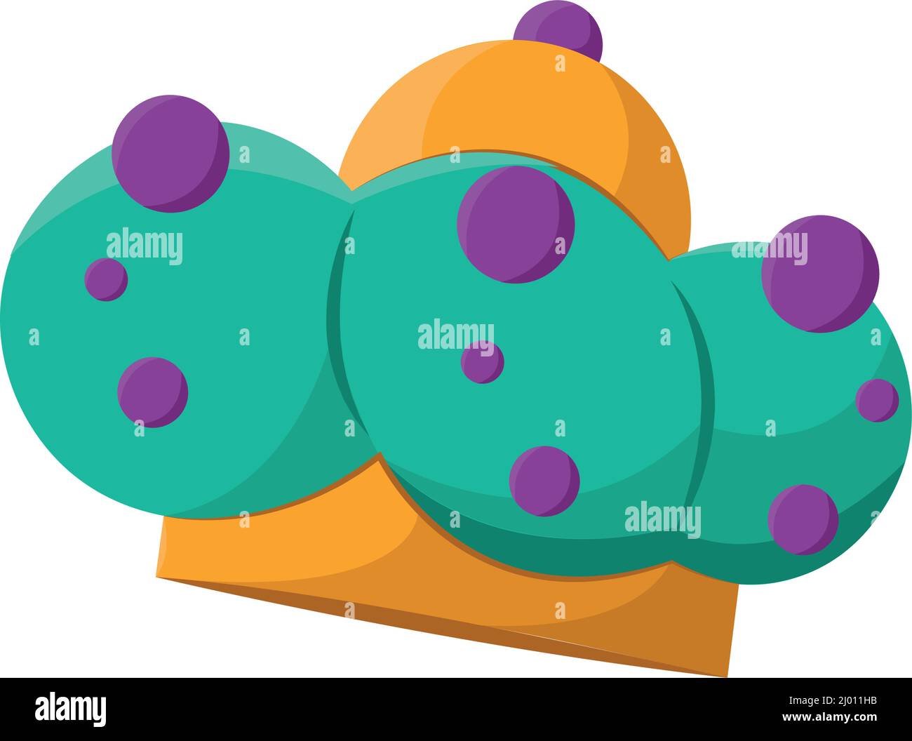 Isolated colored queen crown icon Vector Stock Vector Image & Art - Alamy