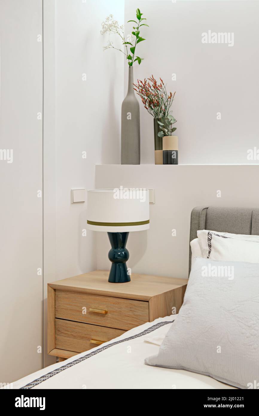 Lamps attached 2024 to headboard