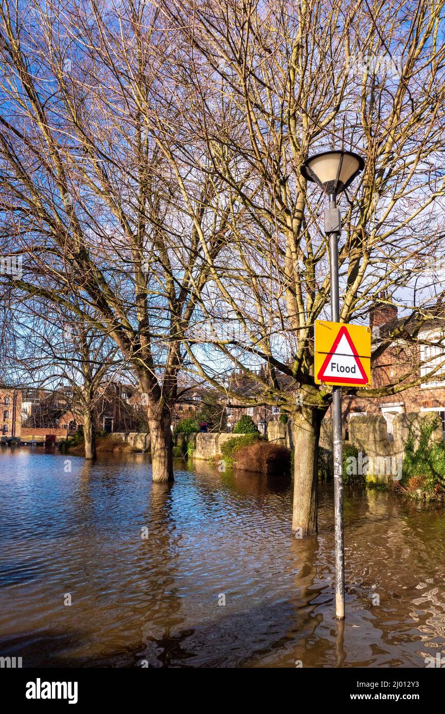 River Ouse floods York, UK Stock Photo Alamy