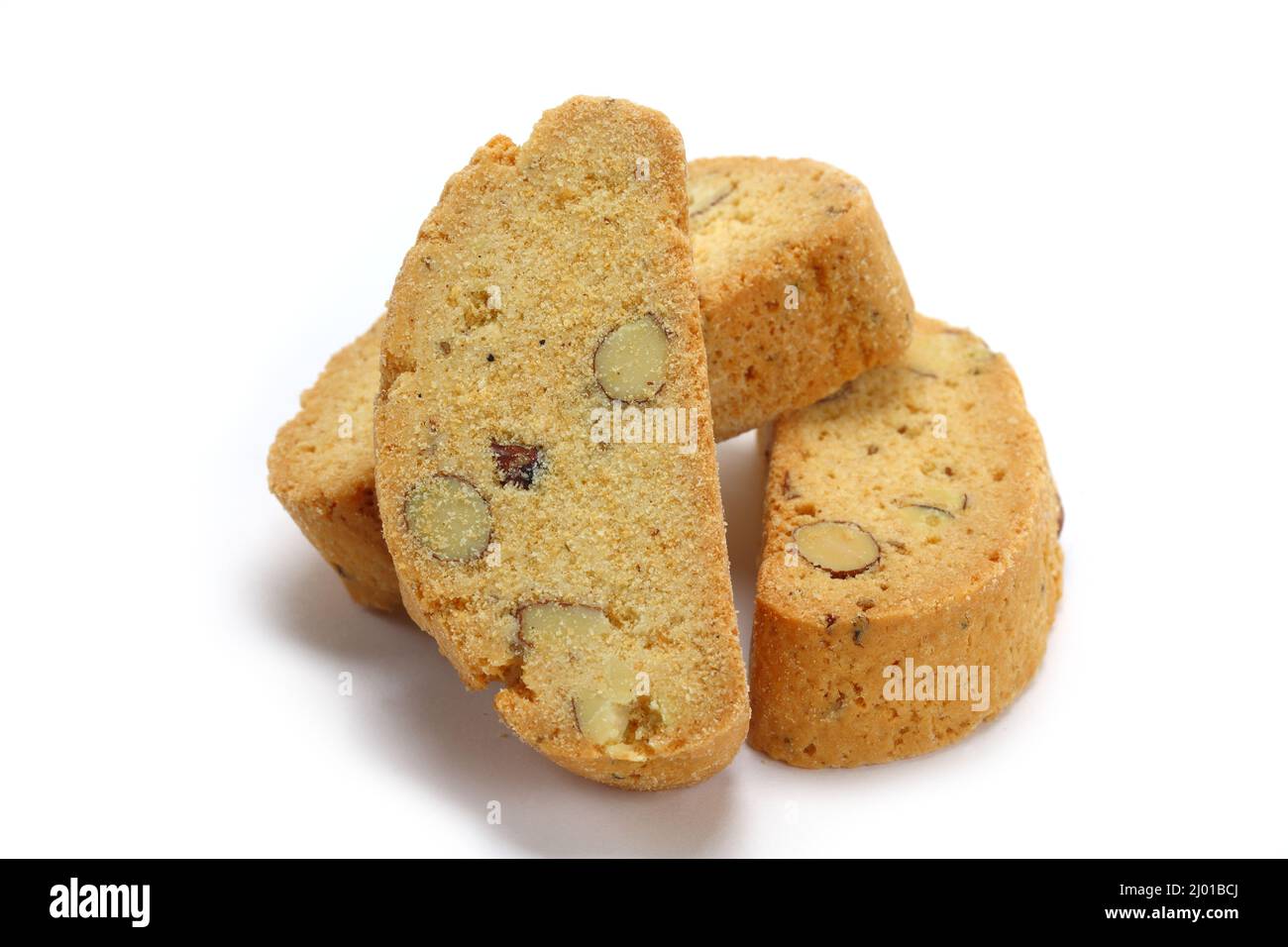 Italian biscotti biscuits isolated on white background Stock Photo Alamy
