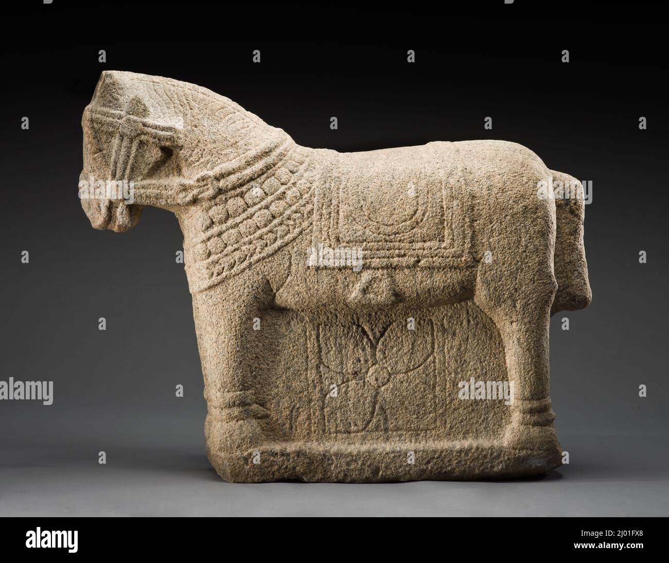 Horse. India, Tamil Nadu, Madurai region (?), circa late 14th15th century. Sculpture. Granite