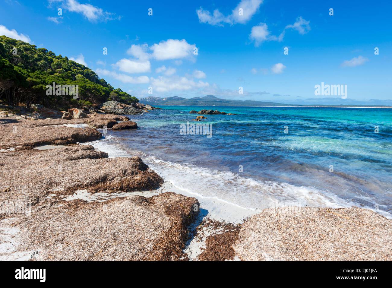 Scenic view of East Beach, Manypeaks, near Albany, Western Australia, WA, Australia Stock Photo