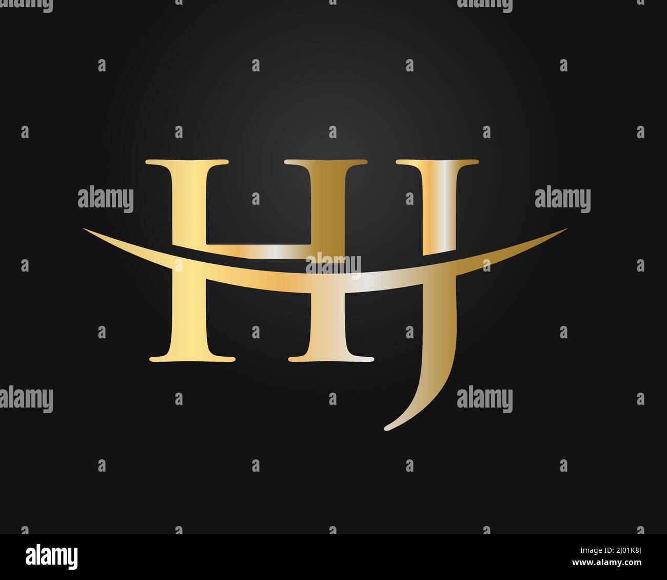 Hjs Monogram Initial Monogram Letter HJ Logo Design Vector. HJ Logo Design Template ...