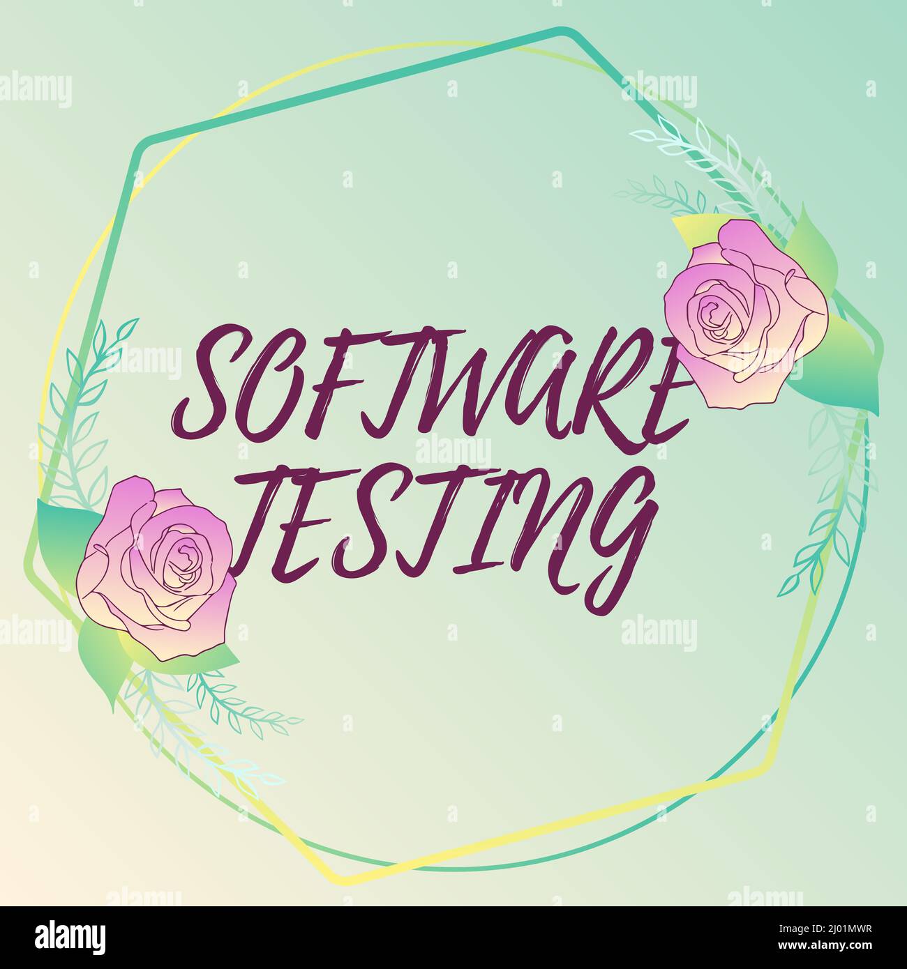 Sign displaying Software Testing. Conceptual photo investigation ...