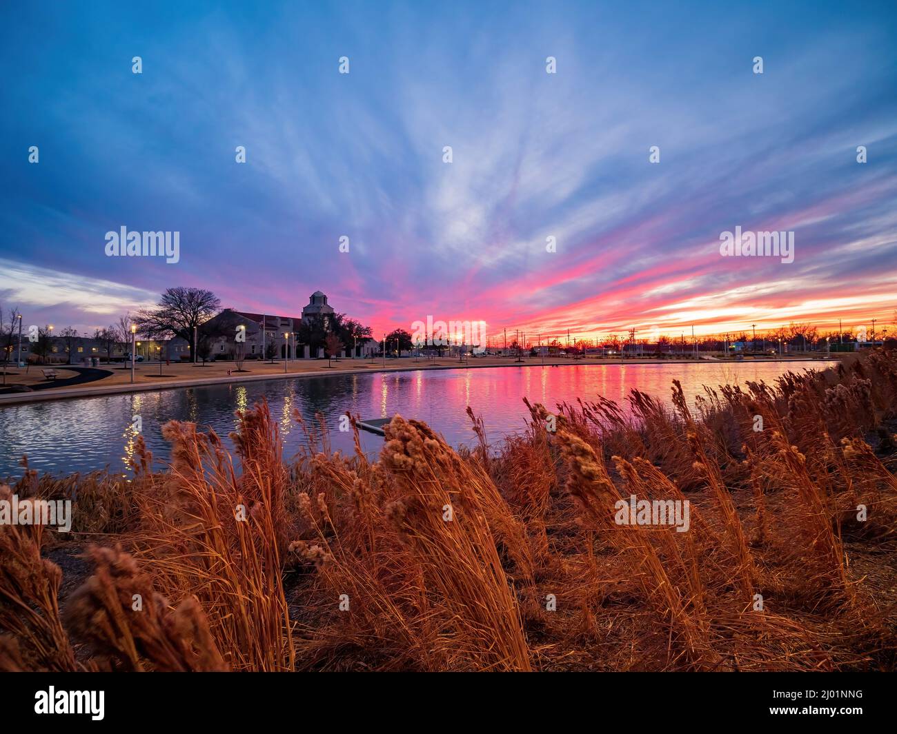 Oklahoma city downtown skyline with clouds hi-res stock photography and ...
