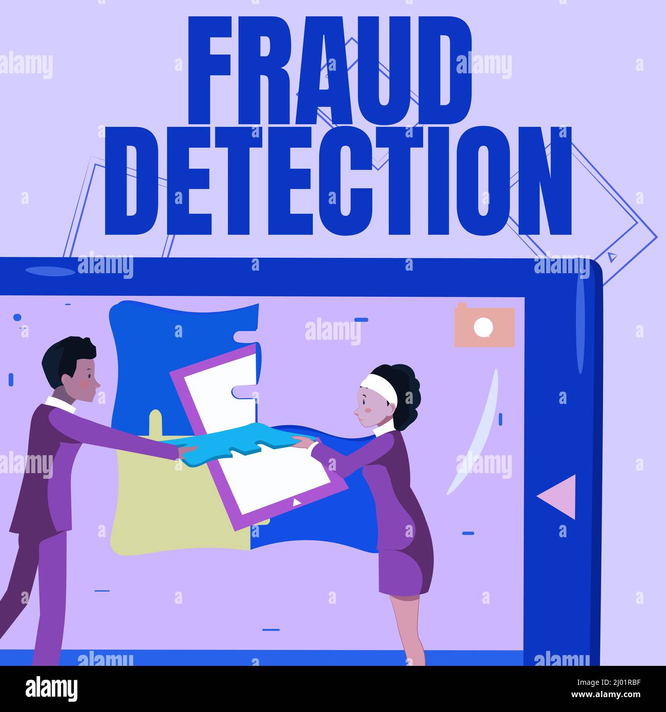 Text showing inspiration Fraud Detection. Word Written on ...