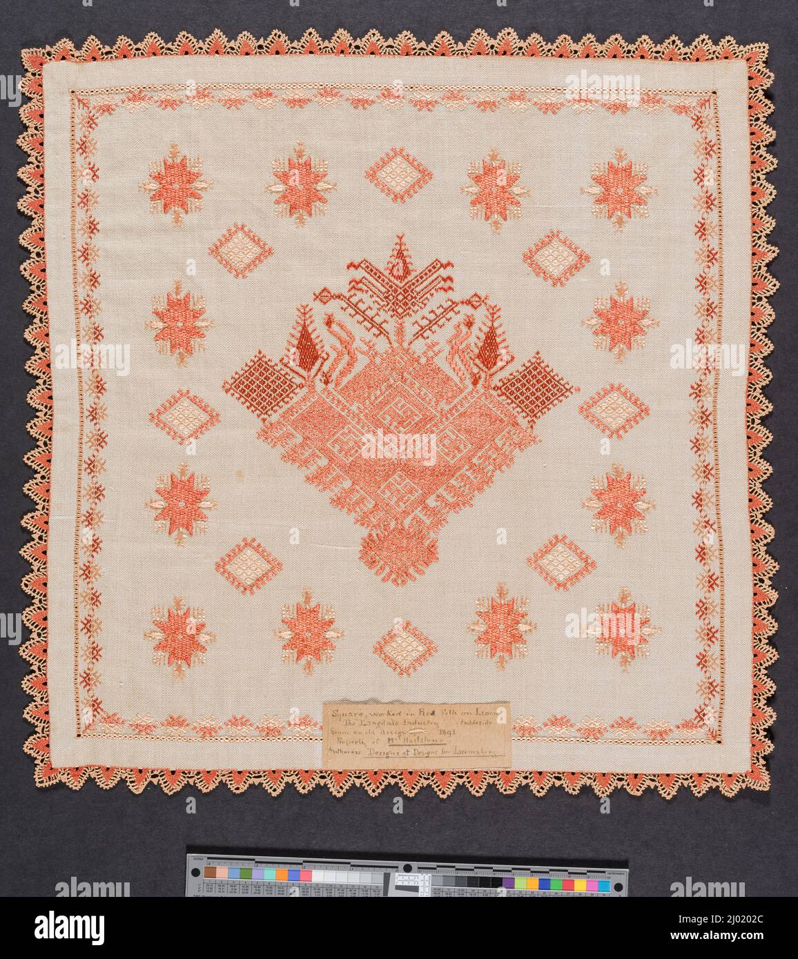 Embroidery Panel. Langdale Linen Industry (England, 1885circa 1918