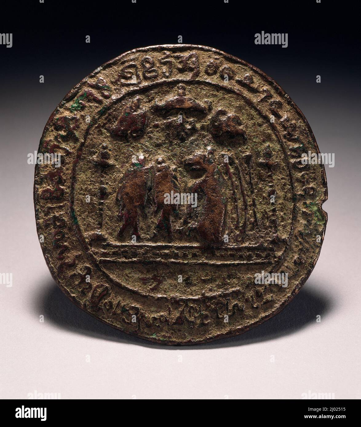 Seal of the chola king rajendra i reigned 1012 1044 hires stock