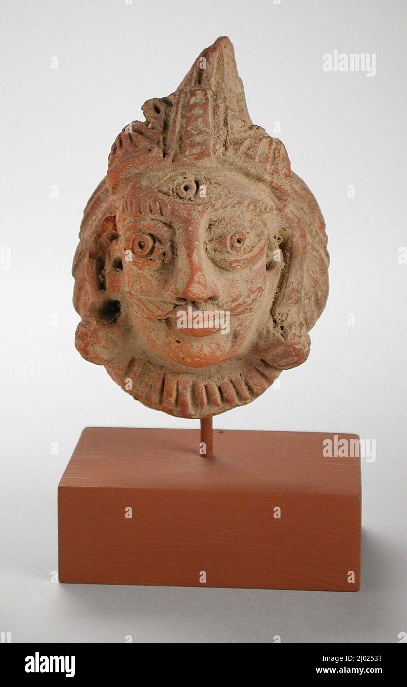 Head of Shiva. India, Uttar Pradesh, Mathura, 4th century. Sculpture