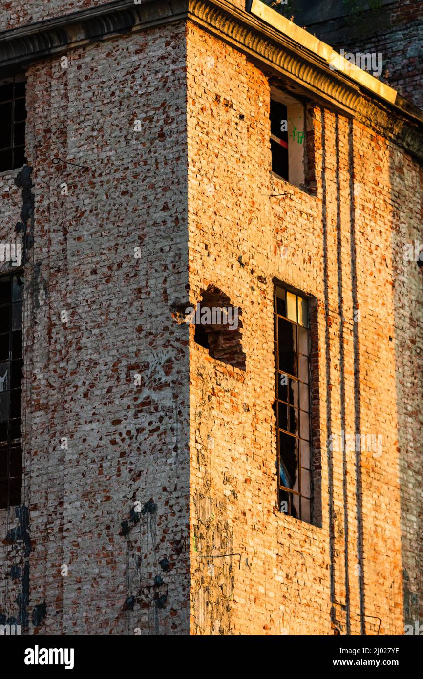 Old brick building in Bucharest downtown Stock Photo Alamy