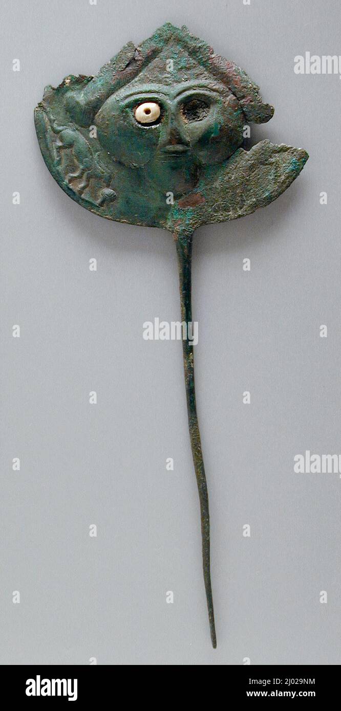 Disc - Headed Pin. Iran, Luristan, Luristan Bronzes, Circa 1000-650 B.C ...