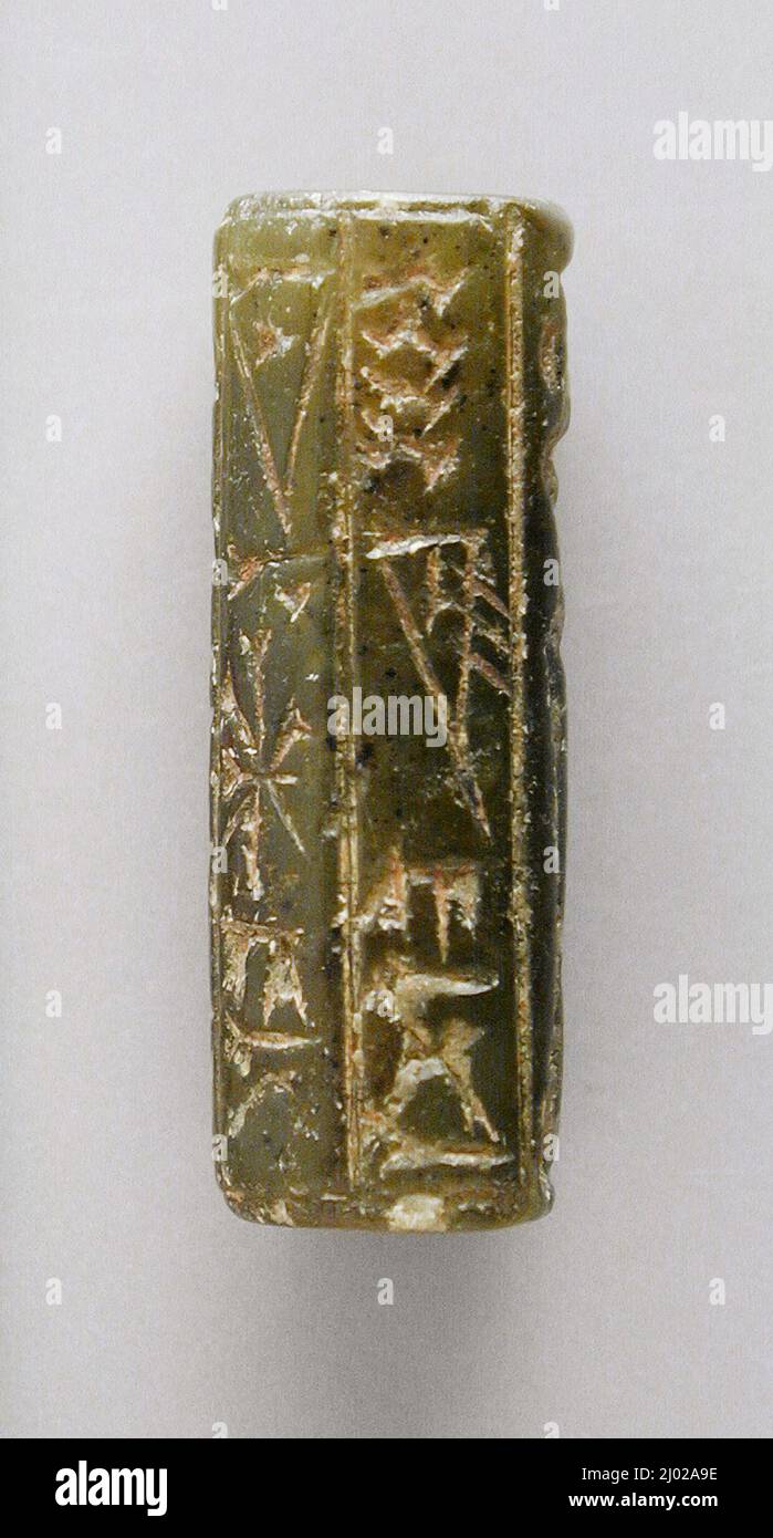 Cylinder Seal. Mesopotamia, no date. Tools and Equipment; seals. Stone