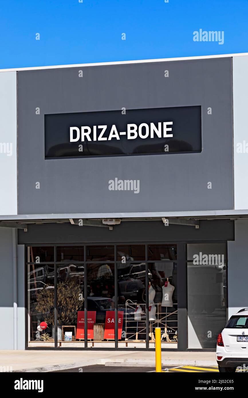 Ballarat Australia /  Driza-Bone Store located at Delacombe Town Centre Shopping Complex. Stock Photo